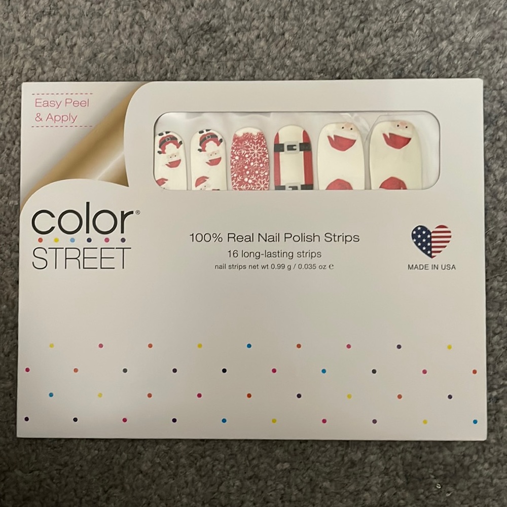 Color Street 100% Real Nail Polish Strips - Father Christmas